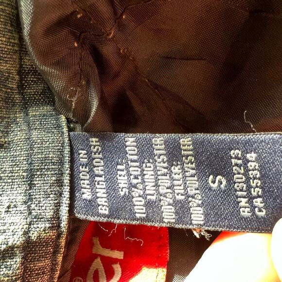 Wrangler Men's Front Button Shirt Jacket Long Sleeve Collared Neck Gray Size S - Picture 6 of 6